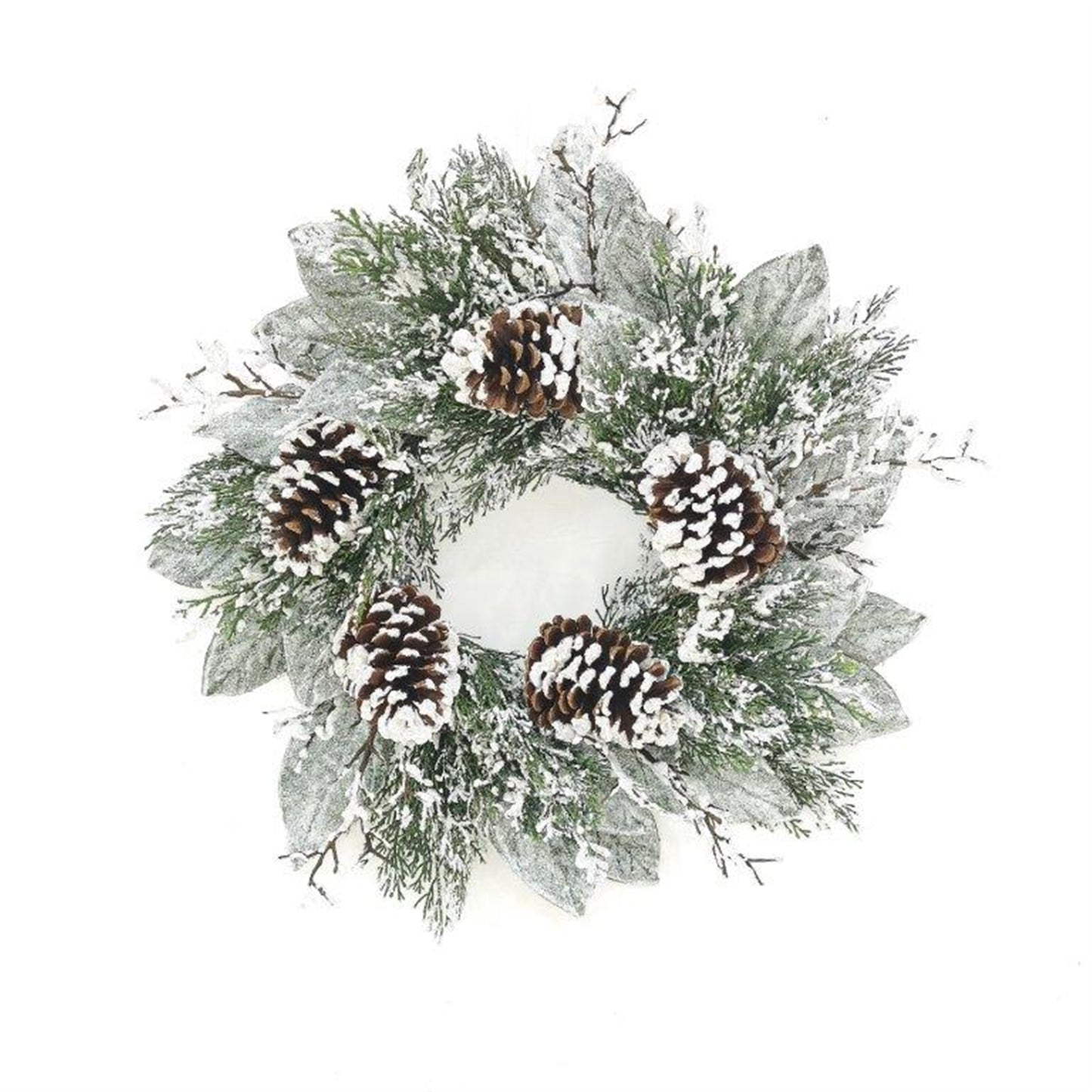 CEDAR + MAGNOLIA WREATH