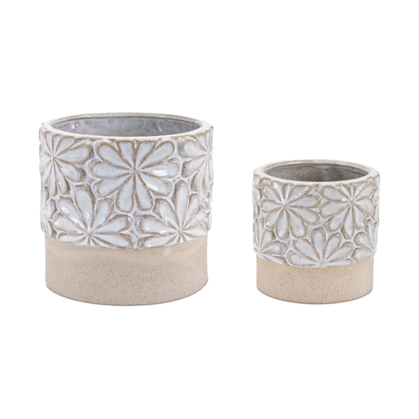 FLORAL PLANTER SET