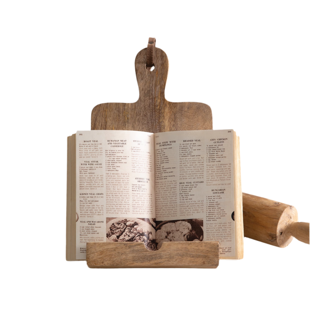 CUTTING BOARD COOKBOOK STAND