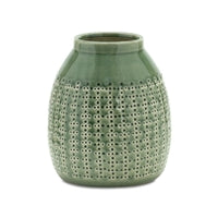 PUNCHED SAGE VASE