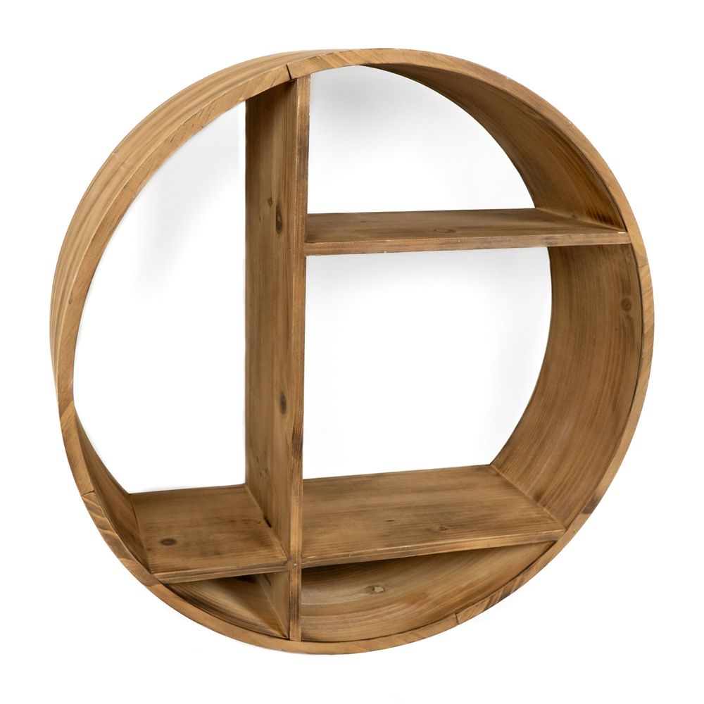 ROUNDED TIMBER SHELF