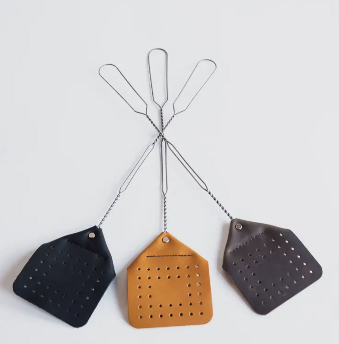 LEATHER FLYSWATTER