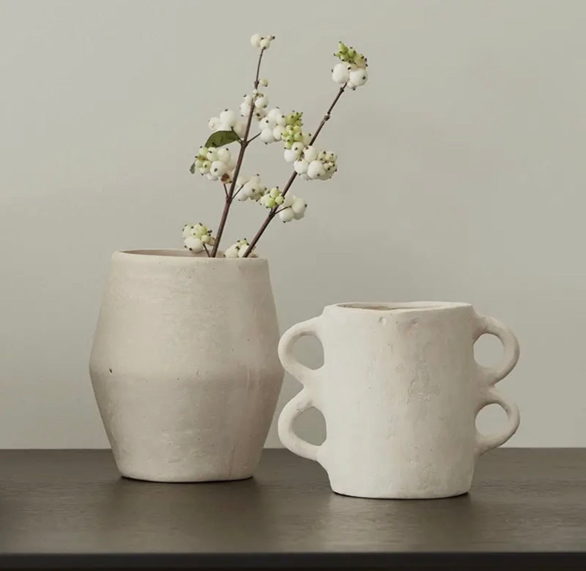PAPER MACHE VASE