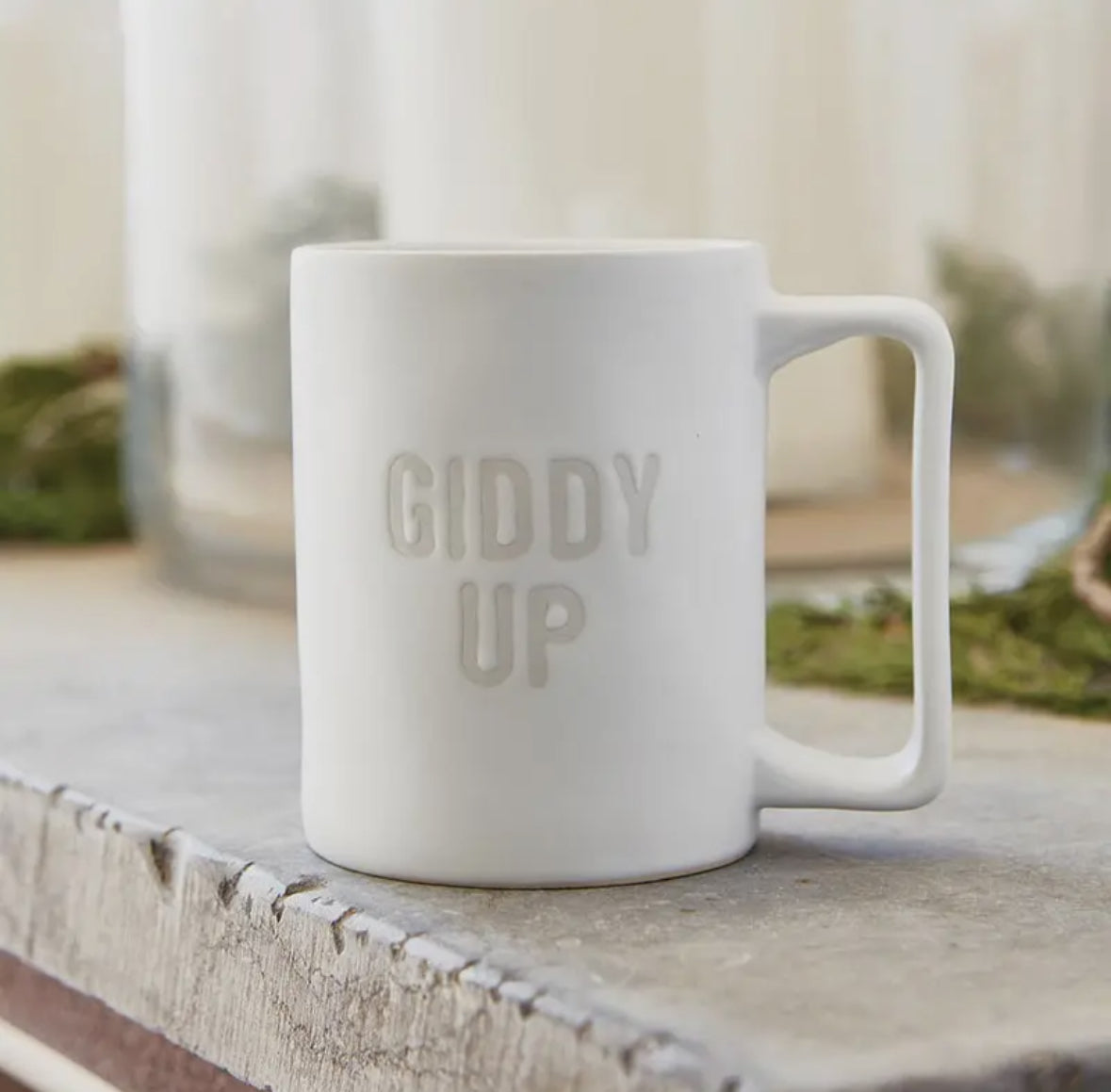 GIDDY UP MUG
