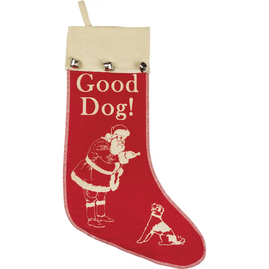 'GOOD DOG' STOCKING