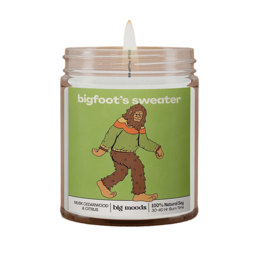 BIGFOOT’S SWEATER CANDLE