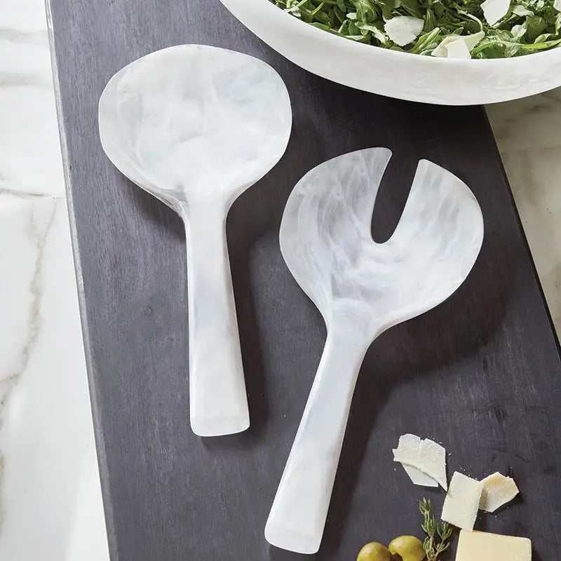 SWIRLED RESIN SERVING SET