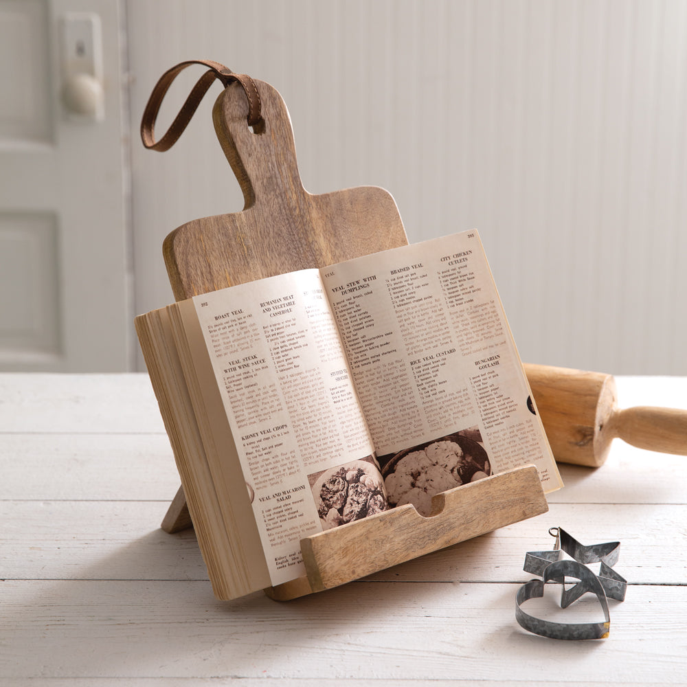 CUTTING BOARD COOKBOOK STAND
