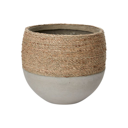 JUTE + CONCRETE PLANTER