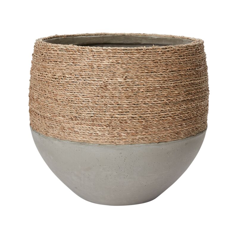 JUTE + CONCRETE PLANTER