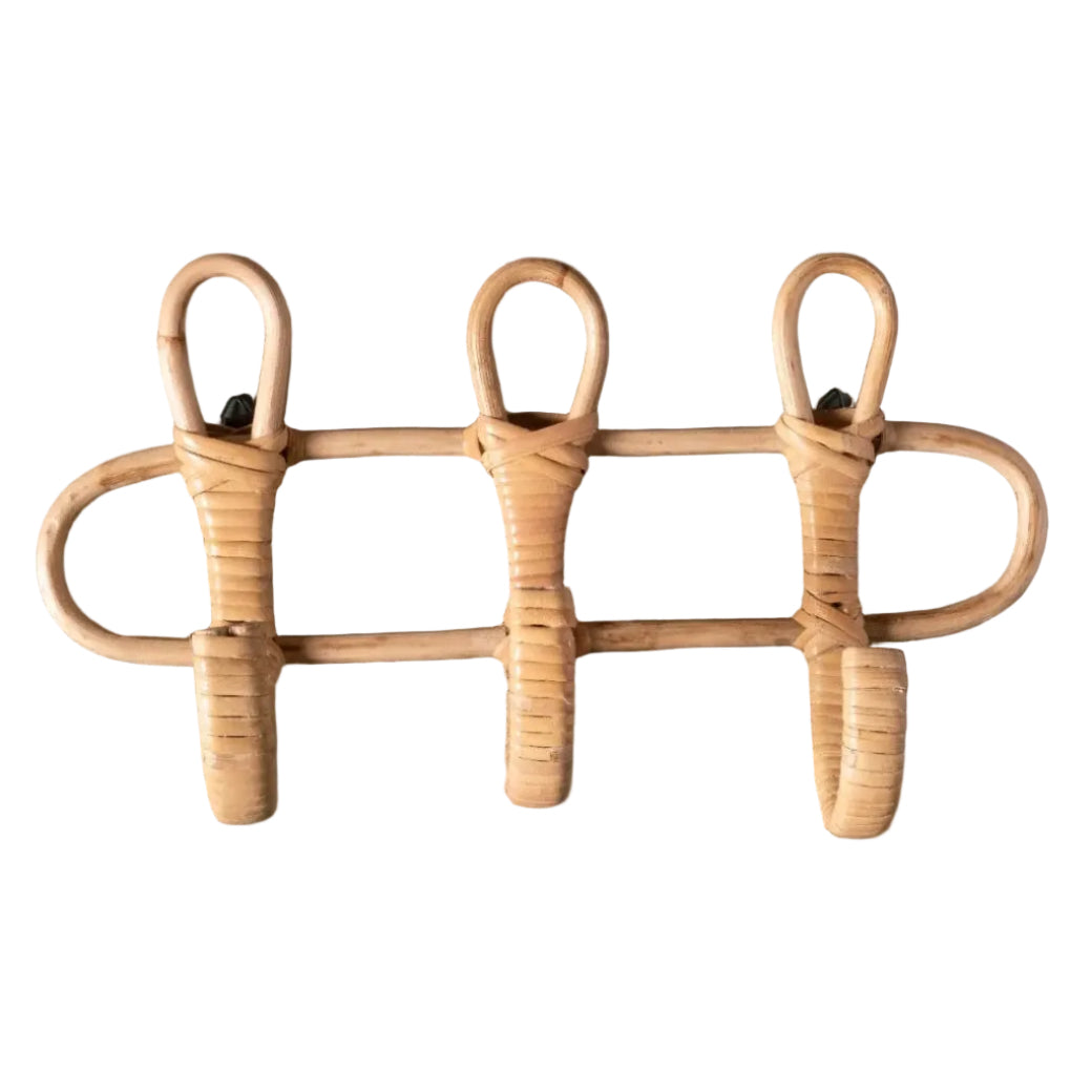 RATTAN WALL HOOKS