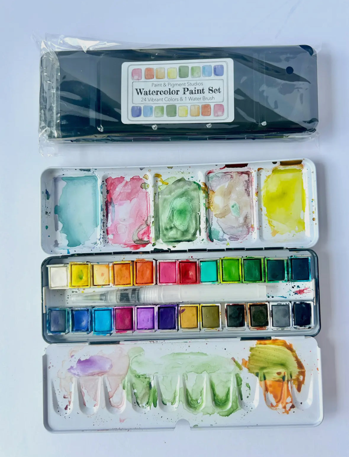 WATERCOLOR PAINT/BRUSH SET