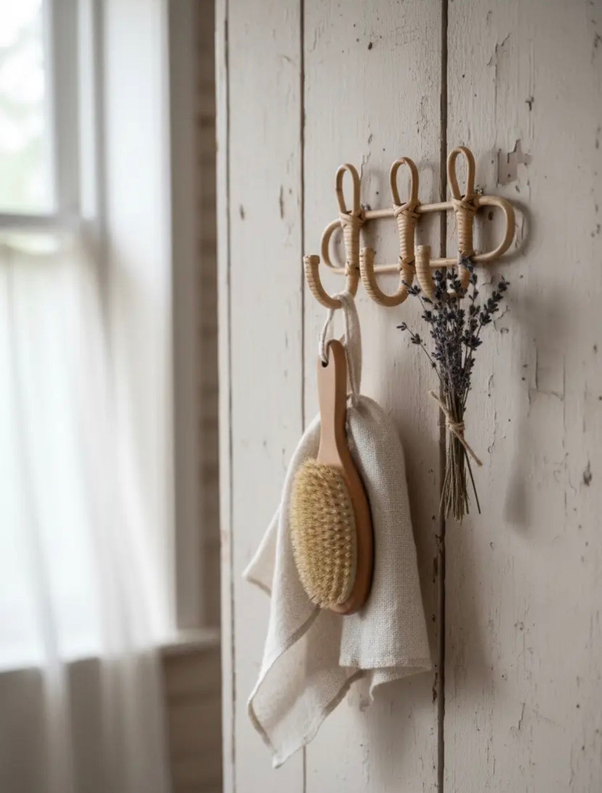 RATTAN WALL HOOKS
