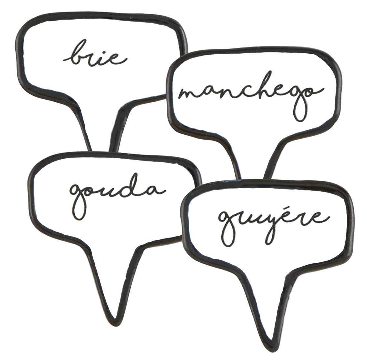 CERAMIC CHARCUTERIE CHEESE MARKERS