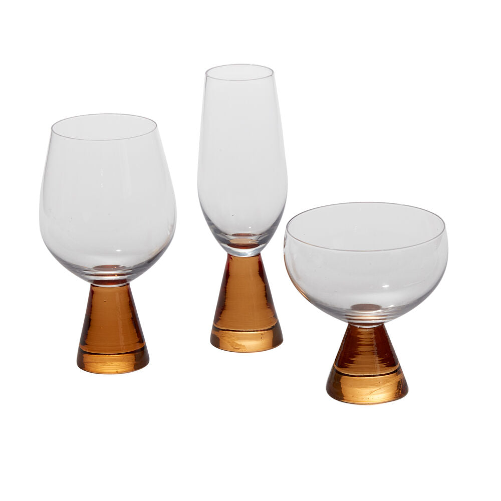 AMBER DRINKWARE COLLECTION (SET OF 4)