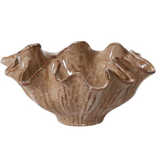 RUFFLED EDGE BOWL