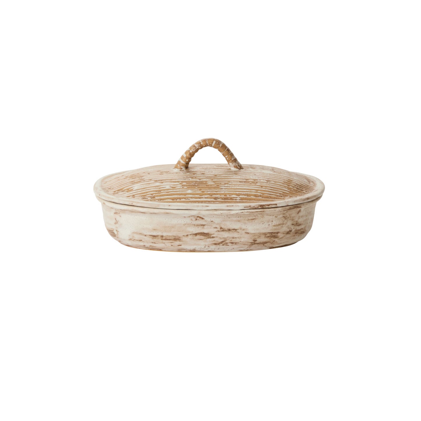 RUSTIC LIDDED DISH