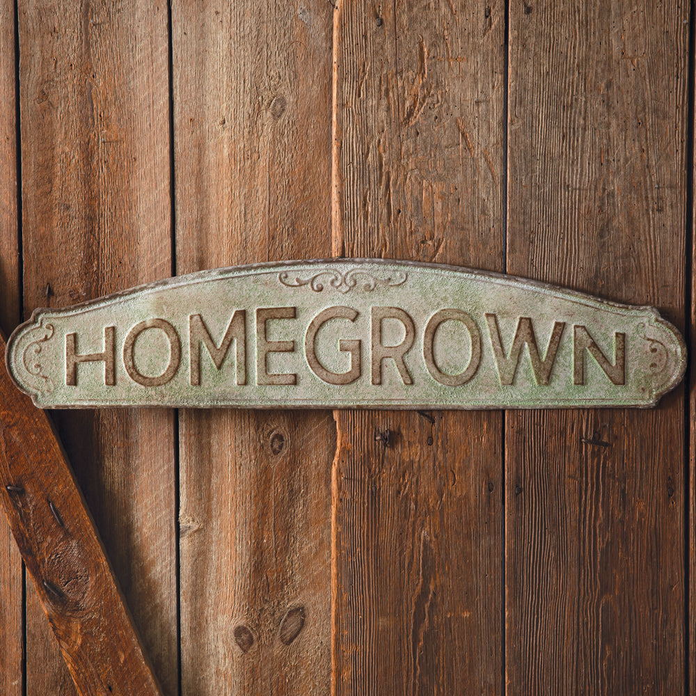“HOMEGROWN” GARDEN SIGN