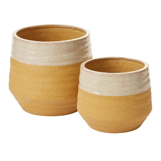 DIPPED GLAZED POT