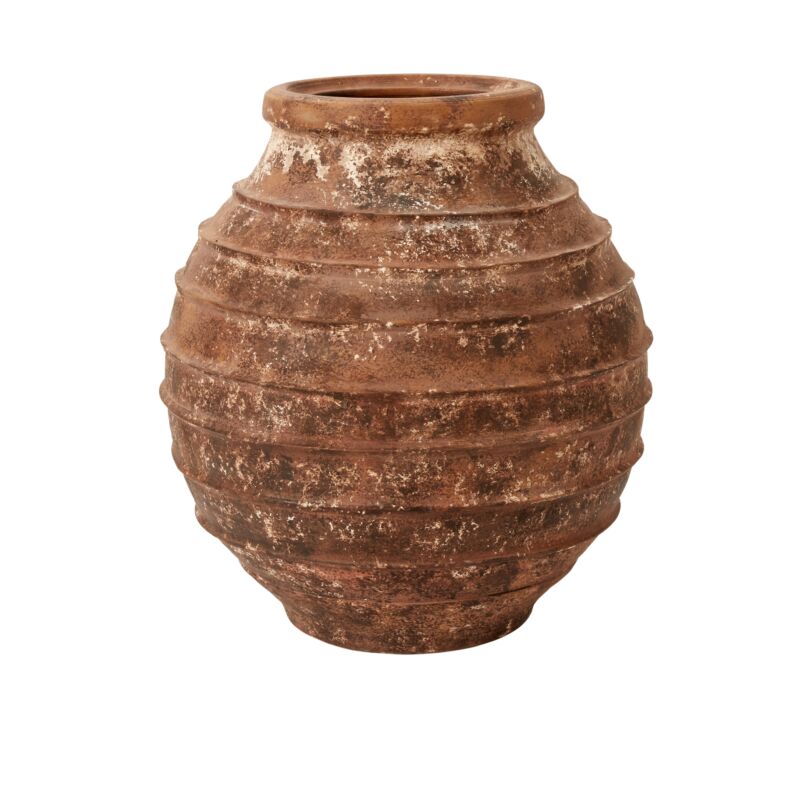 RUSTIC RUST VASE