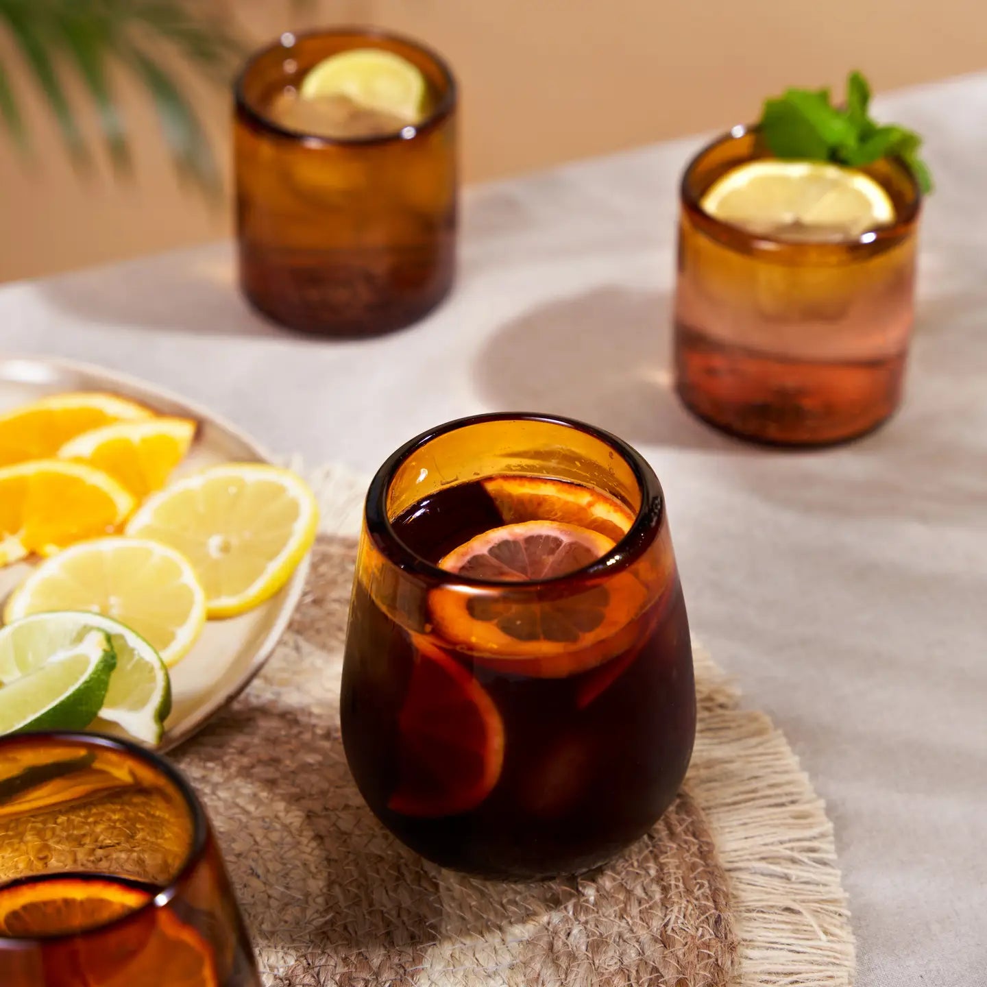 RECYCLED GLASS TUMBLER SET