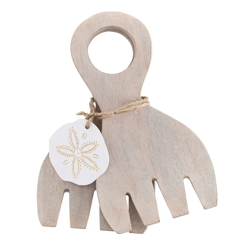 MANGO WOOD SALAD SERVERS