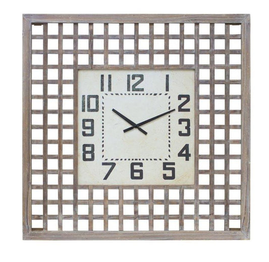 WILLOW WEAVE WALL CLOCK