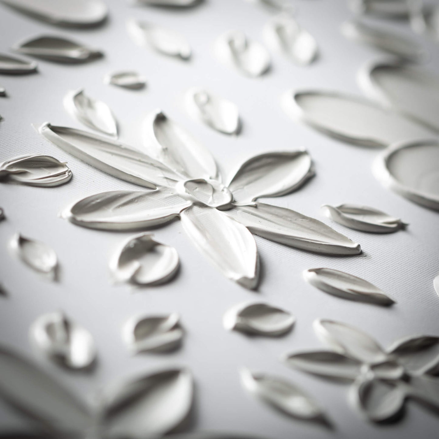 EMBOSSED PETAL WALL ART