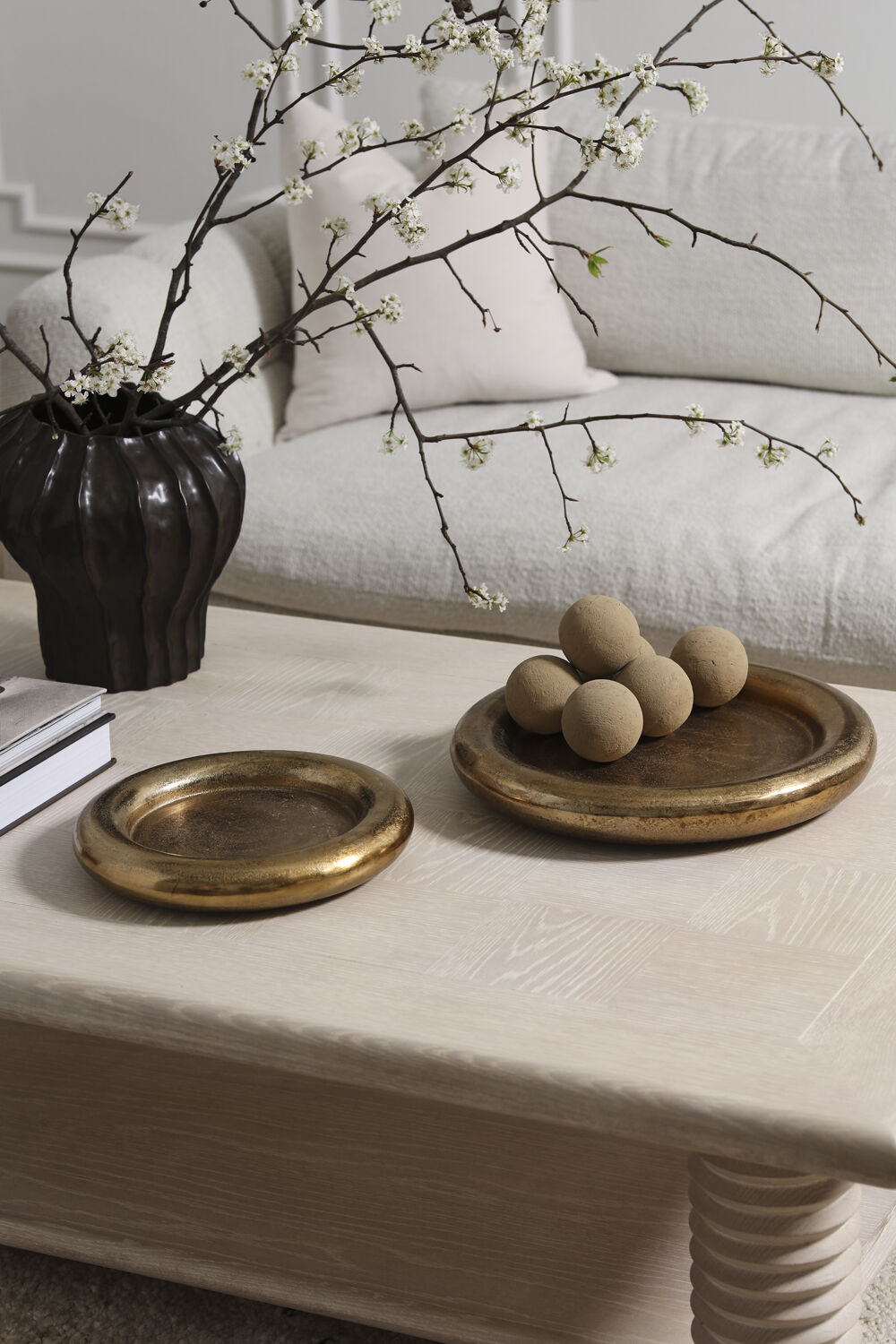 AGED BRASS TRAY