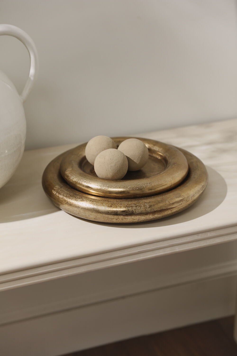 AGED BRASS TRAY