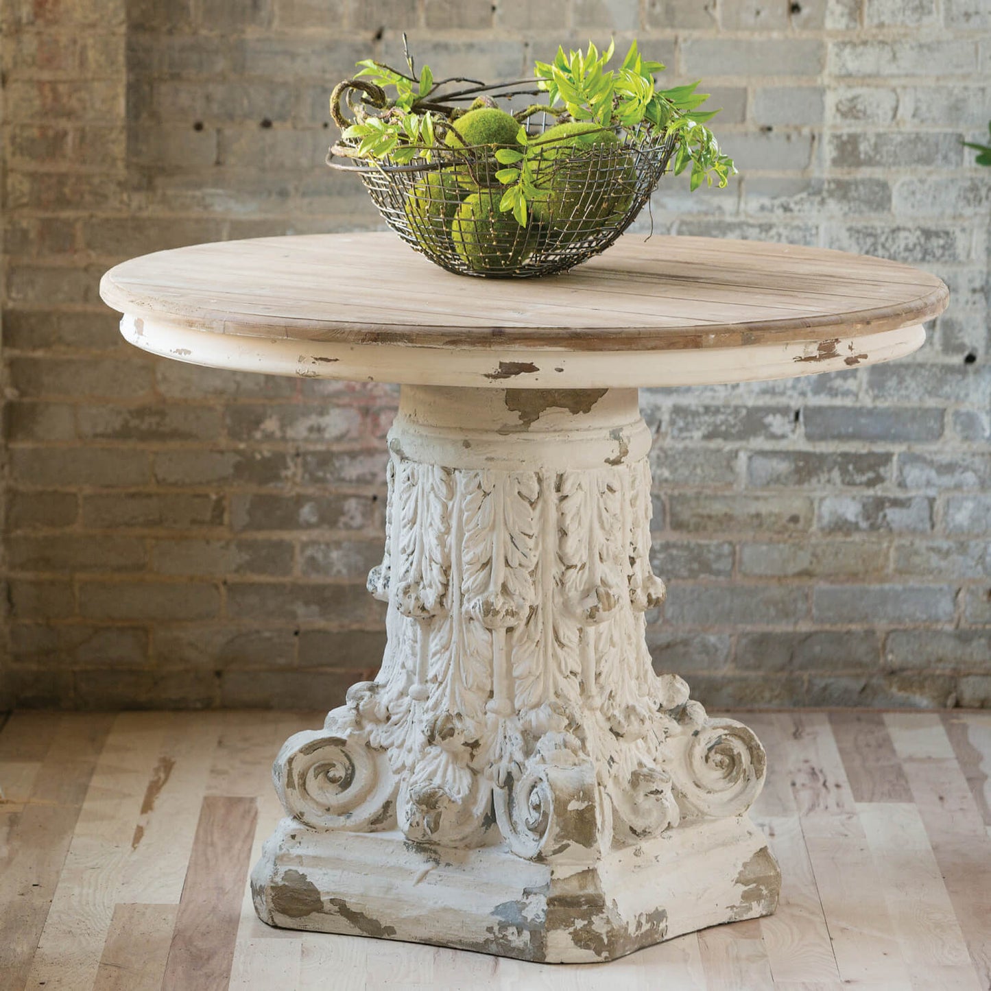 PEDESTAL DINING TABLE