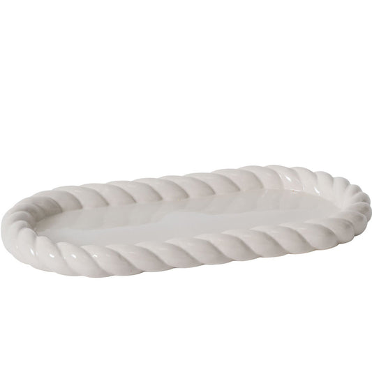 TWISTED CERAMIC TRAY